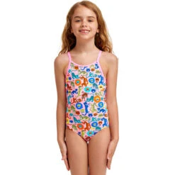 Funkita - Feline Fiesta - Toddler Girls Printed One Piece