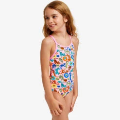 Funkita - Feline Fiesta - Toddler Girls Printed One Piece -Funky Trunks Store funkita feline fiesta toddler girls printed one piece 4