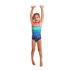 Funkita - Flamingo Flood - Toddler Girls Printed One Piece 9 Funkita - Flamingo Flood - Toddler Girls Printed One Piece -Funky Trunks Store funkita flamingo flood toddler girls printed one piece 3