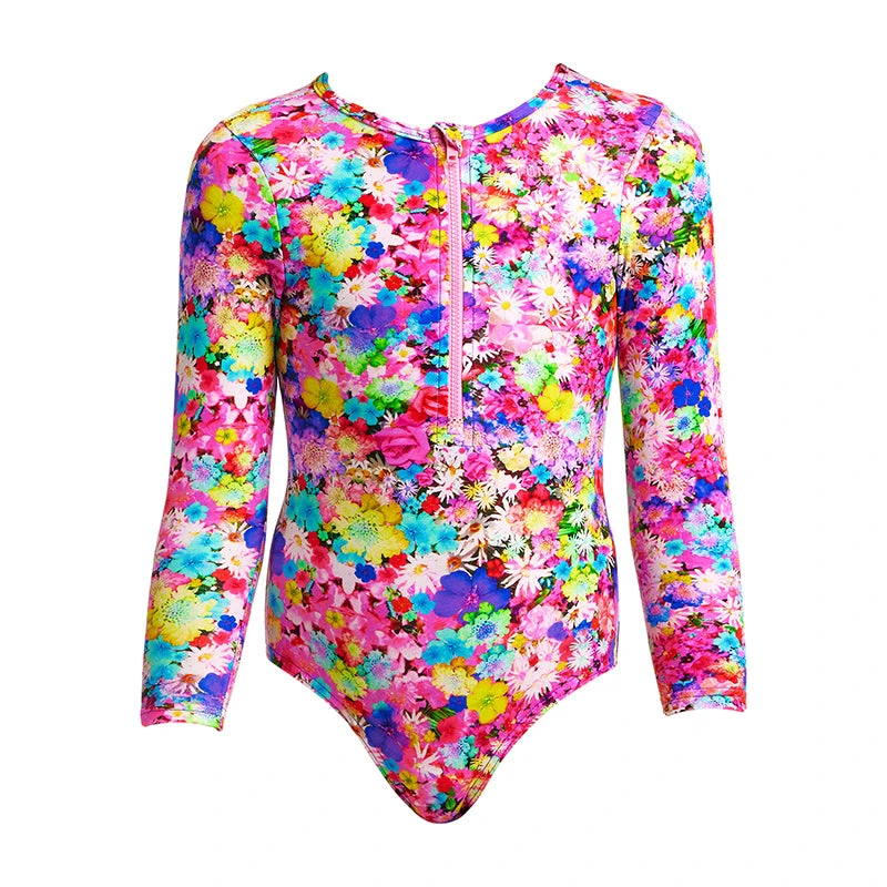 Funkita - Garden Party - Toddler Girls Sun Cover One Piece 4 Funkita - Garden Party - Toddler Girls Sun Cover One Piece - Image 2