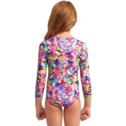 Funkita - Garden Party - Toddler Girls Sun Cover One Piece 8 Funkita - Garden Party - Toddler Girls Sun Cover One Piece -Funky Trunks Store funkita garden party toddler girls sun cover one piece 3