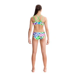 Funkita - Blue Moo - Girls Criss Cross Two Piece -Funky Trunks Store funkita girls swimwear blue moo criss cross two piece 3