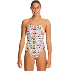 Funkita - Crazy Critters - Girls Cross Back One Piece
