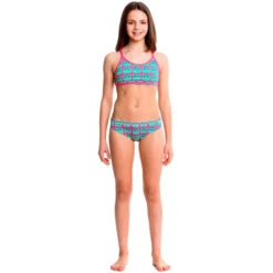 Funkita - Parliament Party - Girls Racerback Two Piece -Funky Trunks Store funkita girls swimwear parliament party racerback two piece 3