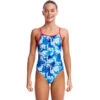 Funkita - Head First - Girls Diamond Back One Piece -Funky Trunks Store funkita head first girls diamond back one piece 1