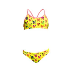 Funkita - Hot Diggity - Girls Racerback Two Piece -Funky Trunks Store funkita hot diggity bikini girls racerback two piece 2