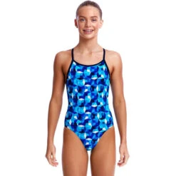Funkita - Ice Fortress - Girls Diamond Back One Piece