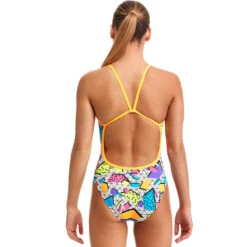 Funkita - Jumbled Up - Girls Single Strap One Piece -Funky Trunks Store funkita jumbled up girls single strap one piece 3