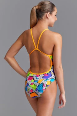 Funkita - Jumbled Up - Girls Single Strap One Piece -Funky Trunks Store funkita jumbled up girls single strap one piece 4