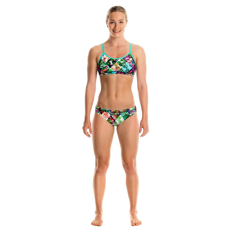 Funkita - Jungle Jam - Girls Racerback Two Piece 6 Funkita - Jungle Jam - Girls Racerback Two Piece - Image 4