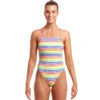 Funkita - Light Stripes - Ladies Tie Me Tight One Piece -Funky Trunks Store funkita light stripes ladies tie me tight one piece 1