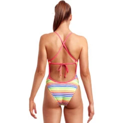 Funkita - Light Stripes - Ladies Tie Me Tight One Piece 12 Funkita - Light Stripes - Ladies Tie Me Tight One Piece -Funky Trunks Store funkita light stripes ladies tie me tight one piece 3