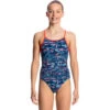 Funkita - Lotsa Dots - Girls Diamond Back One Piece 1 Funkita - Lotsa Dots - Girls Diamond Back One Piece -Funky Trunks Store funkita lotsa dots diamond back girls swimsuit