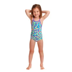 Funkita - Mint Strips - Toddler Girls Printed One Piece 9 Funkita - Mint Strips - Toddler Girls Printed One Piece -Funky Trunks Store funkita mint strips toddler girls printed one piece 4