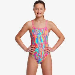 Funkita - Moon Shine - Girls Single Strap One Piece 13 Funkita - Moon Shine - Girls Single Strap One Piece -Funky Trunks Store funkita moon shine girls single strap one piece 5