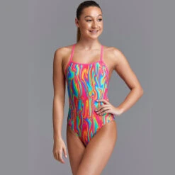 Funkita - Moon Shine - Girls Single Strap One Piece 15 Funkita - Moon Shine - Girls Single Strap One Piece -Funky Trunks Store funkita moon shine girls single strap one piece 7