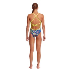 Funkita - Noodle Bar - Girls Strapped In One Piece -Funky Trunks Store funkita noodle bar girls strapped in one piece 3
