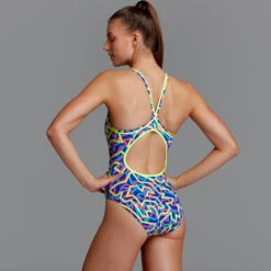 Funkita - Noodle Bar - Ladies Diamond Back One Piece -Funky Trunks Store funkita noodle bar ladies diamond back one piece 2
