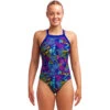 Funkita - Oyster Saucy - Ladies Sky Hi One Piece -Funky Trunks Store funkita oyster saucy ladies sky hi one piece 1