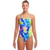 Funkita - Pablo's Pizza - Ladies Diamond Back One Piece -Funky Trunks Store funkita pablos pizza ladies diamond back one piece 1