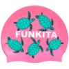 Funkita - Paddling Pink - Silicone Swimming Cap -Funky Trunks Store funkita paddling pink silicone swimming cap