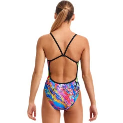 Funkita - Paint Smash - Girls Single Strap One Piece 9 Funkita - Paint Smash - Girls Single Strap One Piece -Funky Trunks Store funkita paint smash girls single strap one piece 3