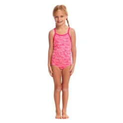 Funkita - Painted Pink - Toddler Girls Eco One Piece -Funky Trunks Store funkita painted pink toddler girls eco one piece 4