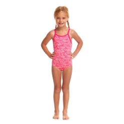 Funkita - Painted Pink - Toddler Girls Eco One Piece -Funky Trunks Store funkita painted pink toddler girls eco one piece 5