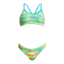 Funkita - Palm Free - Girls Racerback Two Piece -Funky Trunks Store funkita palm free girls racerback two piece 2