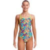 Funkita - Panel Pop - Girls Diamond Back One Piece -Funky Trunks Store funkita panel pop girls diamond back one piece 1