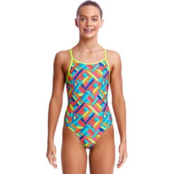 Funkita - Panel Pop - Girls Diamond Back One Piece