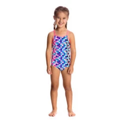 Funkita - Party Pieces - Toddlers Girls One Piece -Funky Trunks Store funkita party pieces toddlers girls one piece swimsuit 4