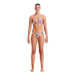 Funkita - Pastel Patch - Ladies Tri Bikini Top -Funky Trunks Store funkita pastel patch ladies tri bikini top 3