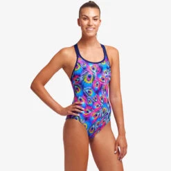 Funkita - Peacock Paradise - Ladies Eclipse One Piece 17 Funkita - Peacock Paradise - Ladies Eclipse One Piece -Funky Trunks Store funkita peacock paradise ladies eclipse one piece 5