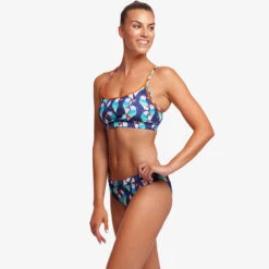 Funkita - Pengoo Parade - Ladies Sports Top -Funky Trunks Store funkita pengoo parade ladies sports top 5