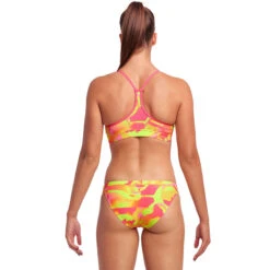 Funkita - Pinged Pink - Ladies Swim Crop Top -Funky Trunks Store funkita pinged pink ladies swim crop top 3