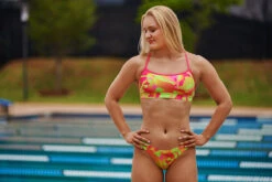 Funkita - Pinged Pink - Ladies Swim Crop Top -Funky Trunks Store funkita pinged pink ladies swim crop top 6