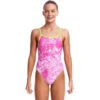 Funkita - Pink Bliss - Girls Single Strap One Piece -Funky Trunks Store funkita pink bliss girls single strap one piece 1