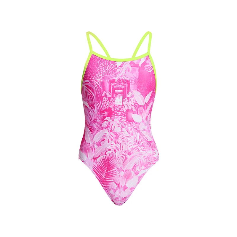 Funkita - Pink Bliss - Girls Single Strap One Piece 4 Funkita - Pink Bliss - Girls Single Strap One Piece - Image 2
