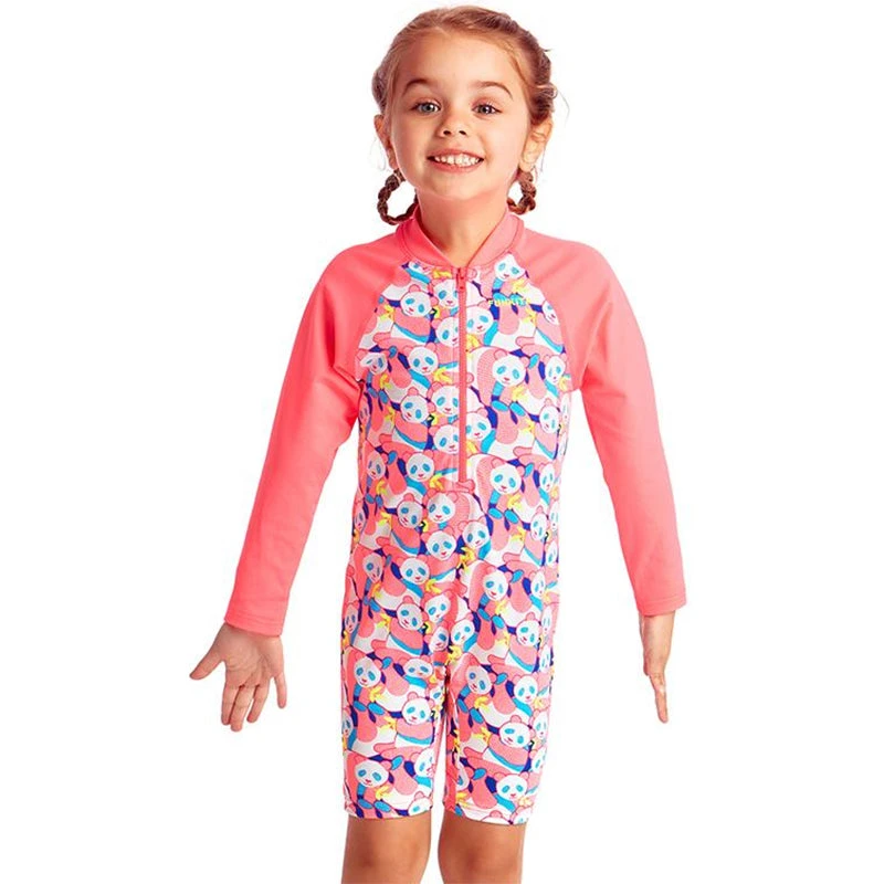 Funkita - Pink Panda - Toddlers Girls Eco Go Jump Suit 3 Funkita - Pink Panda - Toddlers Girls Eco Go Jump Suit