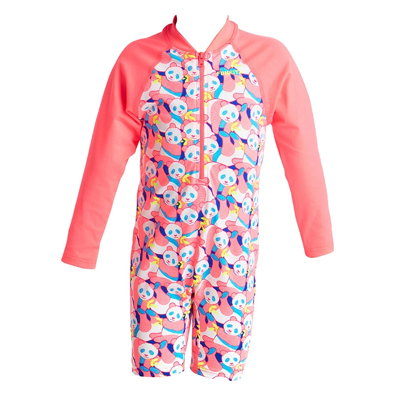 Funkita - Pink Panda - Toddlers Girls Eco Go Jump Suit 4 Funkita - Pink Panda - Toddlers Girls Eco Go Jump Suit - Image 2