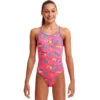 Funkita - Pinky Palm - Girls Eco Diamond Back One Piece -Funky Trunks Store funkita pinky palm girls eco diamond back one piece 1
