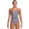 Funkita - Prism Break - Girls Diamond Back One Piece -Funky Trunks Store funkita prism break girls diamond back one piece 1