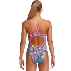 Funkita - Prism Break - Girls Diamond Back One Piece 9 Funkita - Prism Break - Girls Diamond Back One Piece -Funky Trunks Store funkita prism break girls diamond back one piece 3