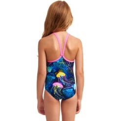 Funkita - Schwimma Stinga - Toddler Girls Printed One Piece -Funky Trunks Store funkita schwimma stinga toddler girls printed one piece 3