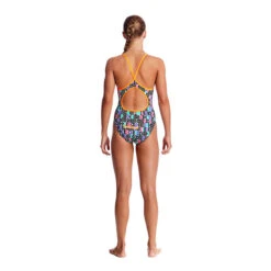 Funkita - Secret Code - Girls Diamond Back One Piece -Funky Trunks Store funkita secret code girls diamond back one piece 3
