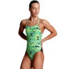 Funkita - Skip Star - Girls Strapped In One Piece -Funky Trunks Store funkita skip star strapped in girls one piece 1