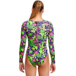 Funkita - Sloth Slumber - Girls Long Shot One Piece -Funky Trunks Store funkita sloth slumber girls long shot one piece 3