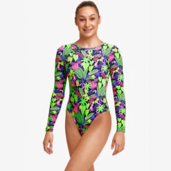 Funkita - Sloth Slumber - Girls Long Shot One Piece -Funky Trunks Store funkita sloth slumber girls long shot one piece 5