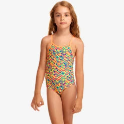 Funkita - Square Stare - Toddlers Girls Printed One Piece 9 Funkita - Square Stare - Toddlers Girls Printed One Piece -Funky Trunks Store funkita square stare toddlers girls printed one piece 4